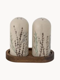 Set de salero y pimentero artesanales Bea, 3 pzas.