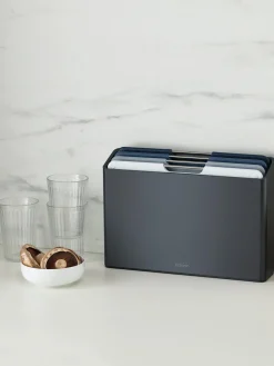 Set de tablas de cortar con soporte Folio, 4 pzas.