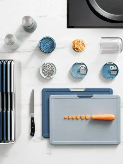 Set de tablas de cortar con soporte Folio, 5 pzas.