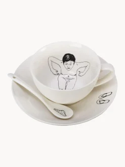 Set de tazas de café artesanales Undressed, 4 uds.
