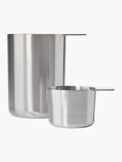 Set de tazas medidoras de acero inoxidable Singles, 2 uds.