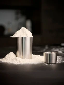 Set de tazas medidoras de acero inoxidable Singles, 2 uds.