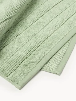 Set de toallas con borde a rayas Luxe, tamaños diferentes