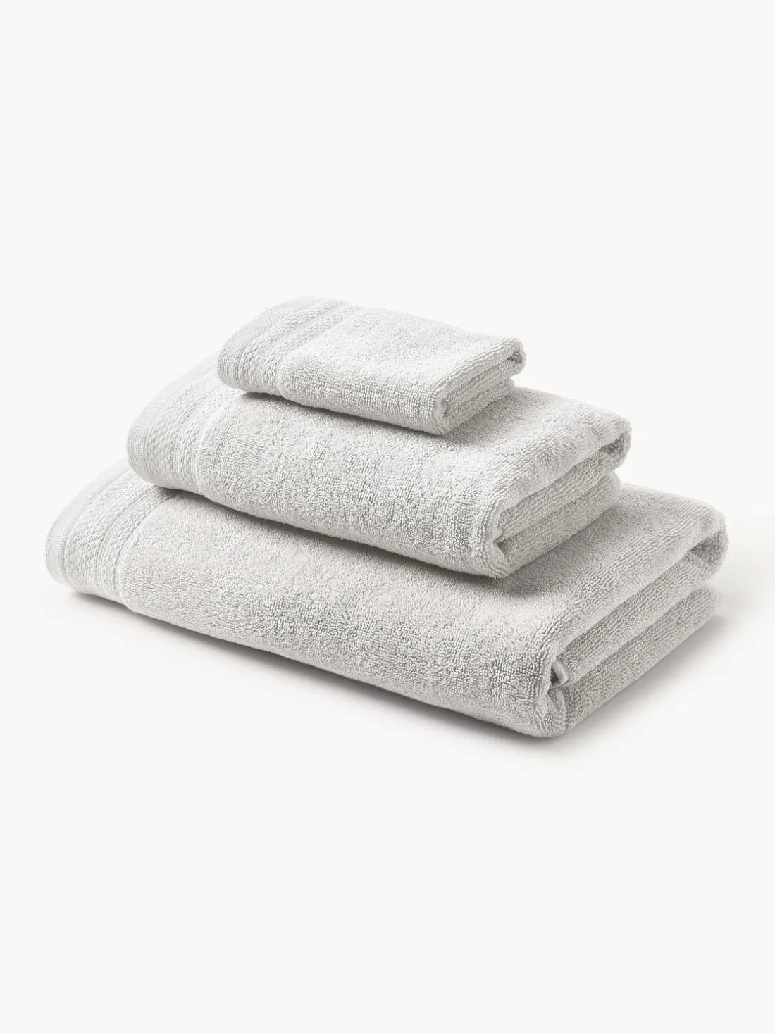 Set de toallas de algodón ecológico Premium, tamaños diferentes