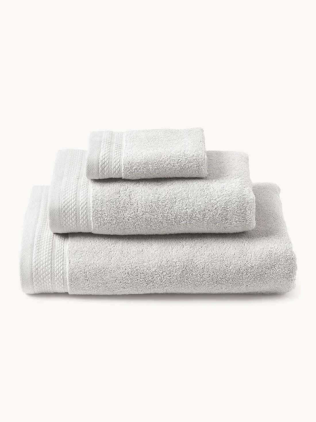 Set de toallas de algodón ecológico Premium, tamaños diferentes