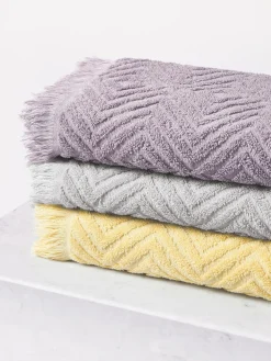 Set de toallas texturizadas Jacqui, tamaños diferentes