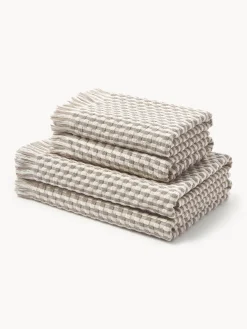 Set de toallas texturizadas Juniper, tamaños diferentes