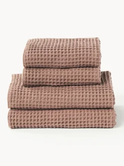 Set de toallas texturizadas Ines, tamaños diferentes