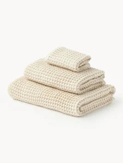 Set de toallas texturizadas Ines, tamaños diferentes