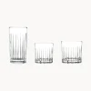 Set de vasos de cristal con relieve Timeless, 18 pzas.