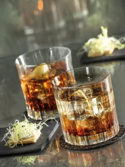 Set de vasos de cristal con relieve Timeless, 18 pzas.