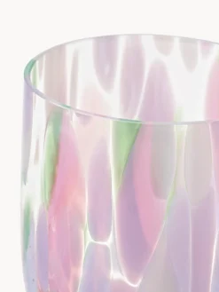 Set de vasos soplados Big Confetti, 6 uds.