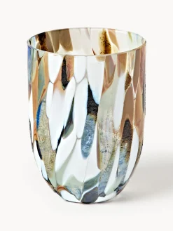 Set de vasos soplados Big Confetti, 6 uds.