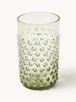 Set de vasos soplaos Hobnail, 6 uds.