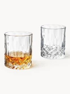 Set de whisky con relieve de cristal George, 3 pzas.