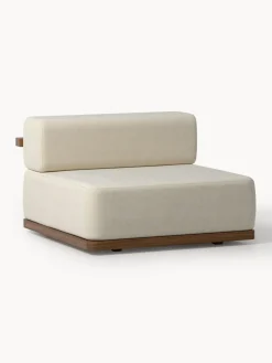 Set lounge para exterior de madera de acacia Matheus, 4 pzas.