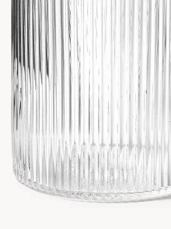 Set pequeño de jarra de agua soplada con vaso Ripple, 2 pzas.