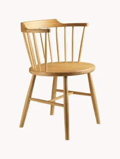 Silla artesanal de madera de roble J18