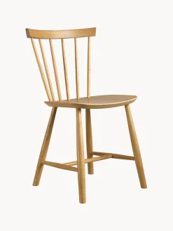 Silla artesanal de madera de roble J46