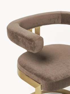 Silla cantilever tapizada Gianni