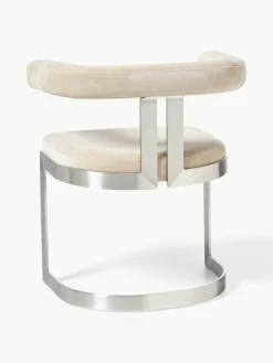 Silla cantilever tapizada Gianni