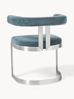 Silla cantilever tapizada Gianni