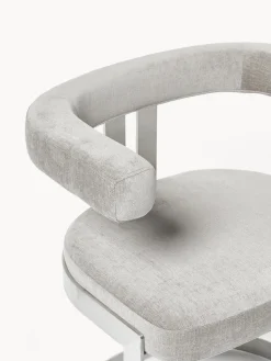 Silla cantilever tapizada Gianni