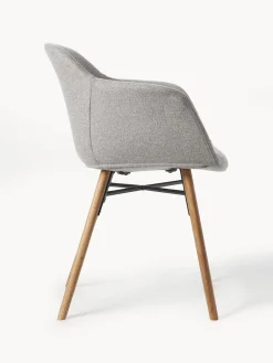 Silla con asiento estrecho y reposabrazos Fiji