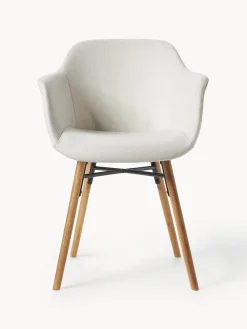 Silla con asiento estrecho y reposabrazos Fiji