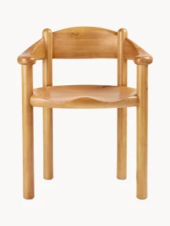 Silla con reposabrazos con madera de pino Daumiller