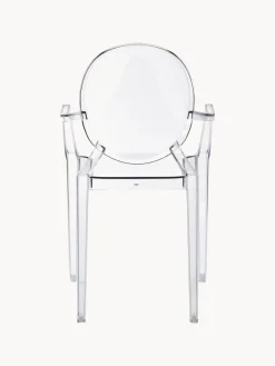 Silla con reposabrazos de diseño Louis Ghost