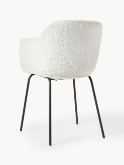 Silla con reposabrazos de borreguillo Fiji