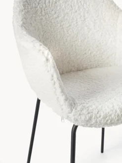 Silla con reposabrazos de borreguillo Fiji