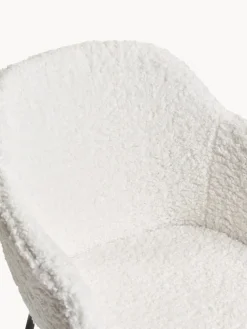 Silla con reposabrazos de borreguillo Fiji