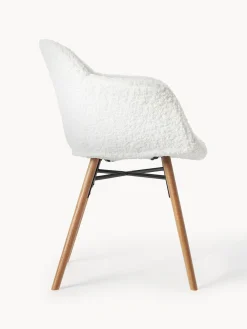 Silla con reposabrazos de borreguillo Fiji