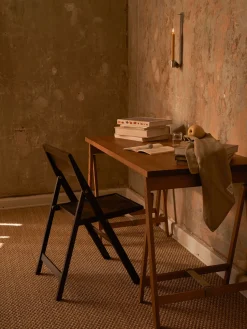 Silla de comedor plegable de madera de abedul Flat