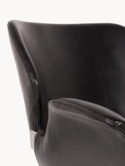 Silla de escritorio de cuero sintético Nikki, altura regulable