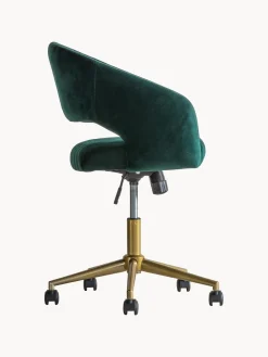 Silla de escritorio de terciopelo regulable en altura Murray