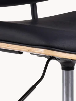 Silla de escritorio giratoria de piel sintética Owen, regulable en altura