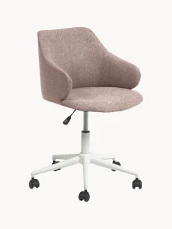 Silla de escritorio tapizada regulable en altura Einara