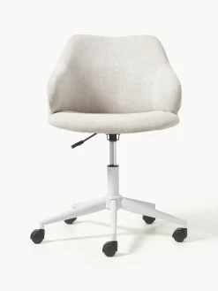 Silla de escritorio tapizada regulable en altura Einara