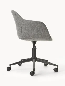 Silla de escritorio tapizada con asiento estrecho Fiji