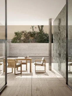 Silla de jardín de madera de teca BK11