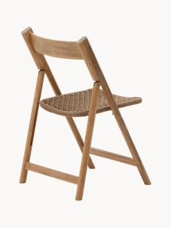 Silla de jardín plegable de madera de acacia Dandara