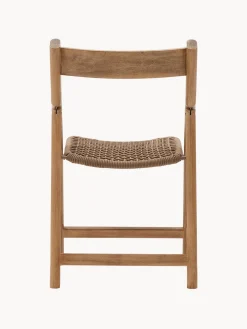 Silla de jardín plegable de madera de acacia Dandara