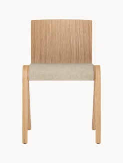 Silla de madera con asiento acolchado Ready