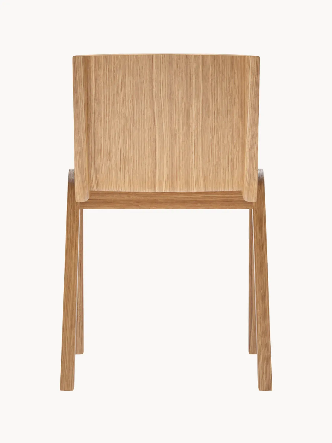 Silla de madera con asiento acolchado Ready