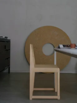 Silla de madera de abedul 01