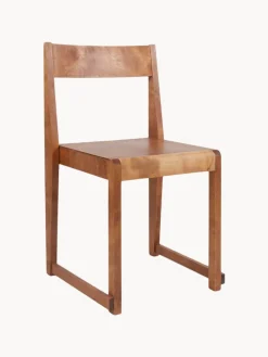 Silla de madera de abedul 01