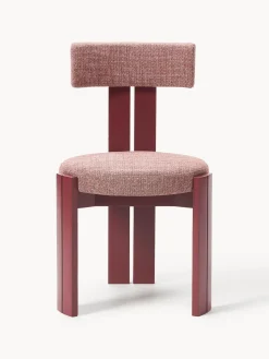 Silla de madera tapizada Katya